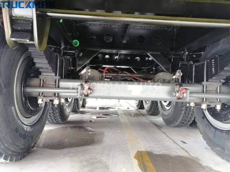 Eje de remolque de plataforma baja de 100 toneladas