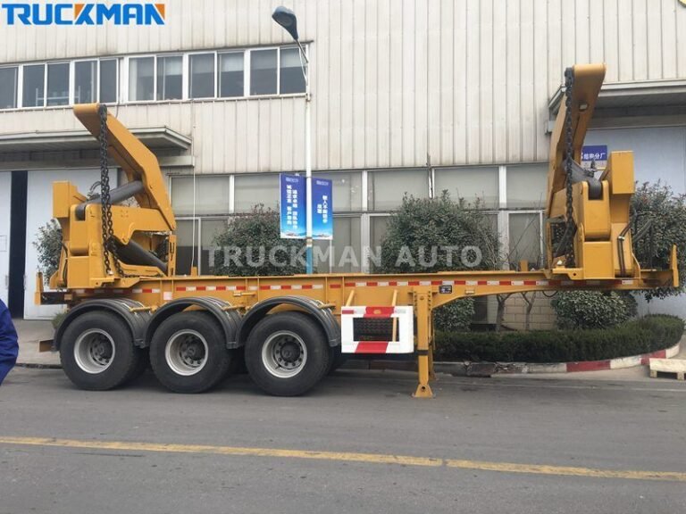 Venta de remolques portacontenedores de carga lateral
