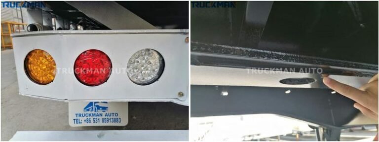 Expositor de piezas para remolques de plataforma