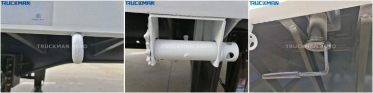 Dibujo detallado de los remolques Superlink de plataforma plana