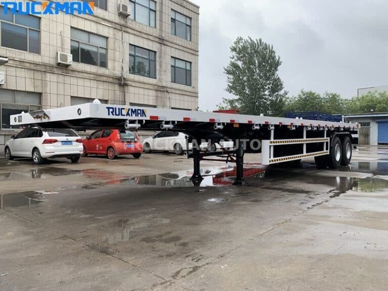 Venta de remolques planos de 2 ejes