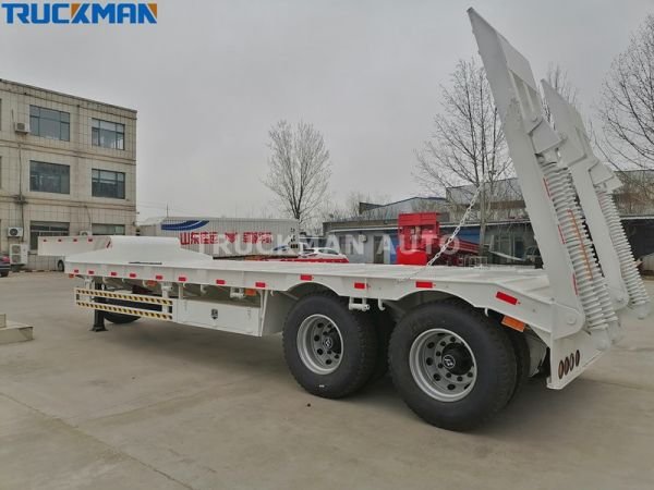 Remolque de cama baja de 2 ejes en venta