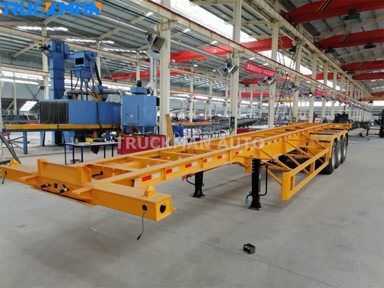 Se vende remolque esqueleto multifunción de 20 pies