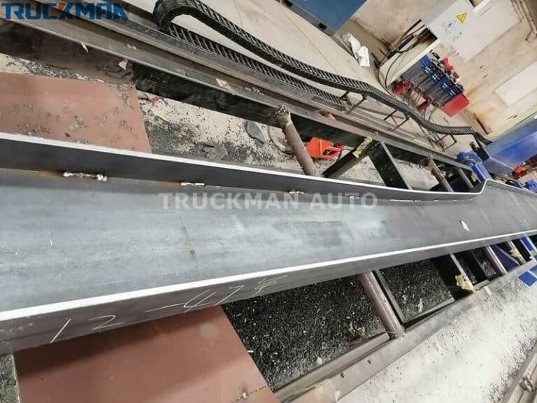 Remolque cisterna de combustible Tecnología de granallado