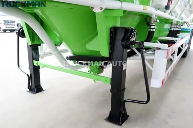 Cemento a granel Cisterna Remolques Oleoducto-Camión Automóvil