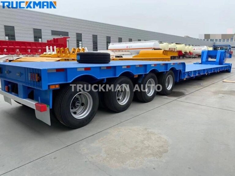 Remolques de cuello de cisne desmontables para transporte pesado