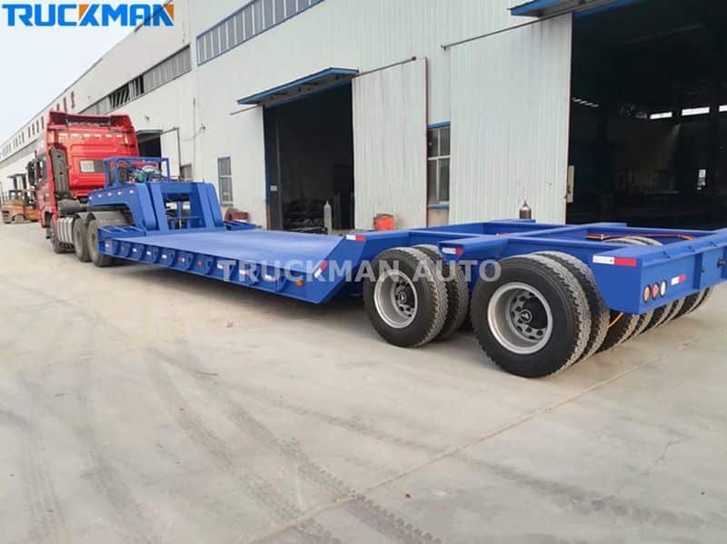 Remolque de cuello de cisne desmontable de 50 toneladas-TRUCKMAN AUTOMOBILE