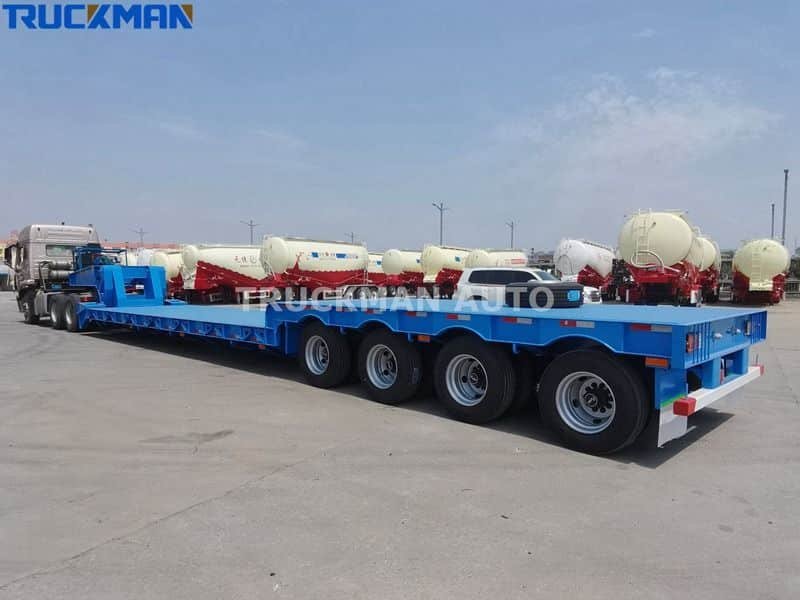 Cuello de cisne desmontable de 120 toneladas para transporte pesado