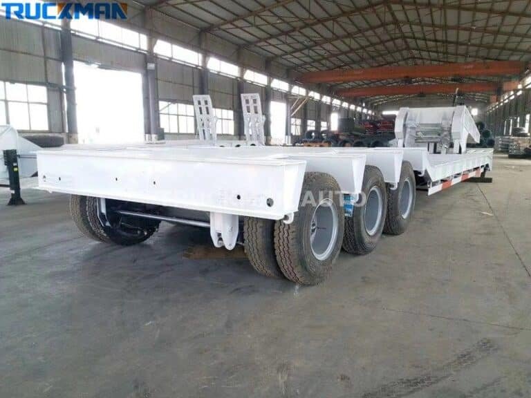 Remolque RGN eficiente y fiable de 80 toneladas para cargas pesadas--TRUCKMAN AUTOMOBILE