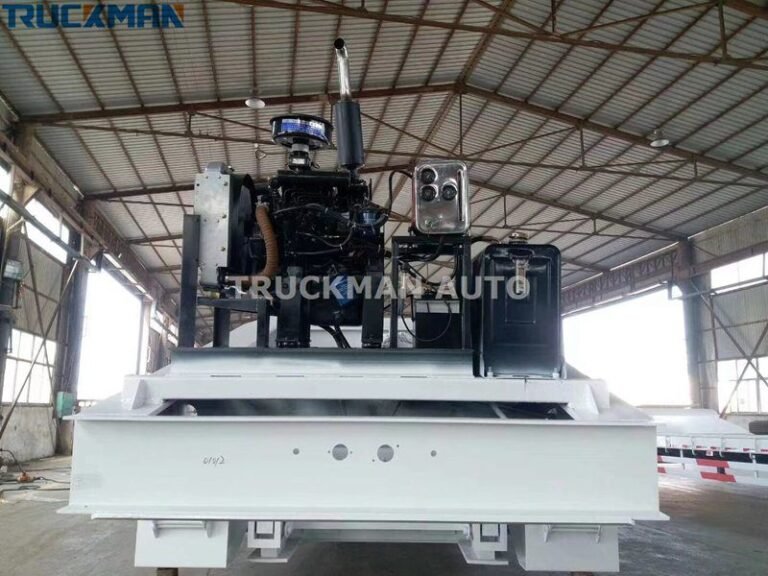 Remolque RGN eficiente y fiable de 80 toneladas para cargas pesadas--TRUCKMAN AUTOMOBILE