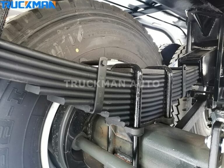 remolque de plataforma baja Suspensión mecánica