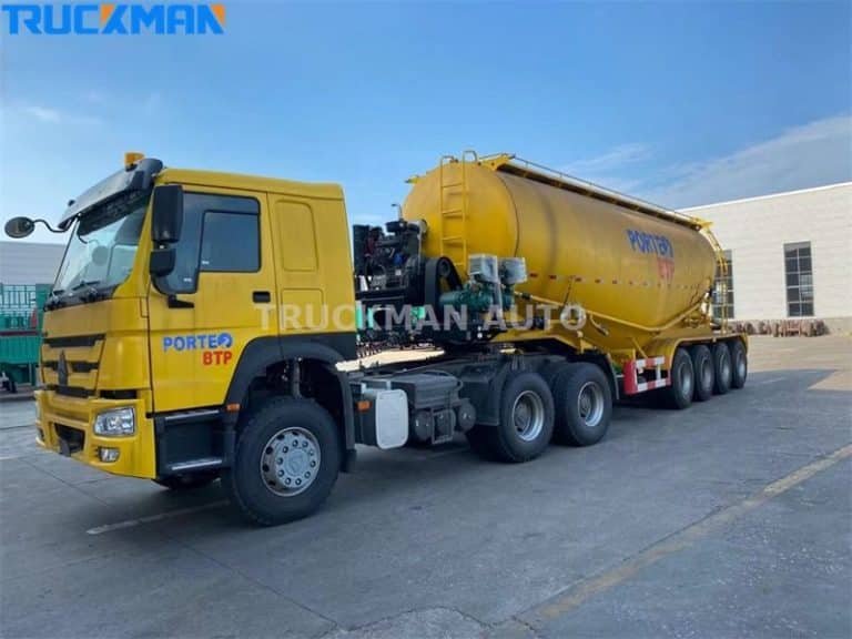 Transportador de cemento, hormigón a granel