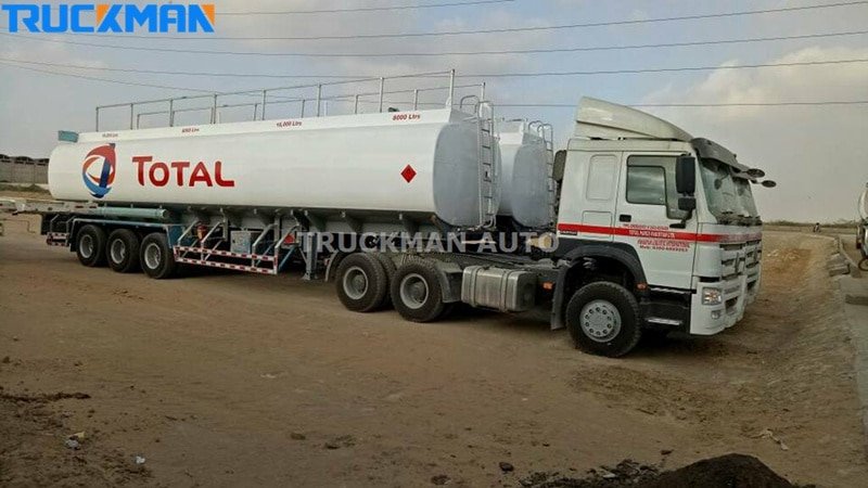 cuánta gasolina contiene un camión cisterna