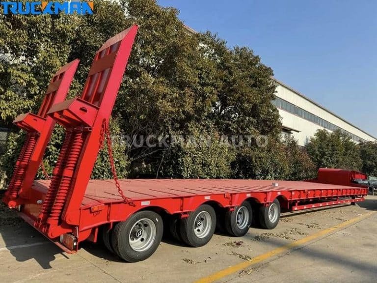 Venta de remolques de plataforma baja de alta calidad