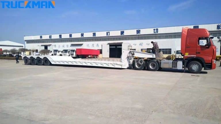 Elija el semirremolque de plataforma baja adecuado para cargas sobredimensionadas