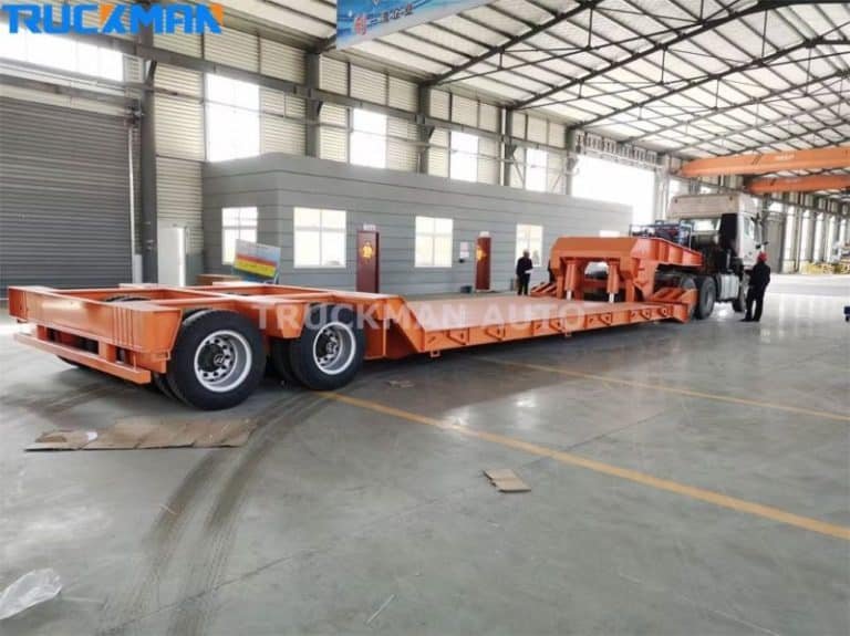 Semirremolques de plataforma baja TRUCKMAN a medida, adaptables a cargas sobredimensionadas