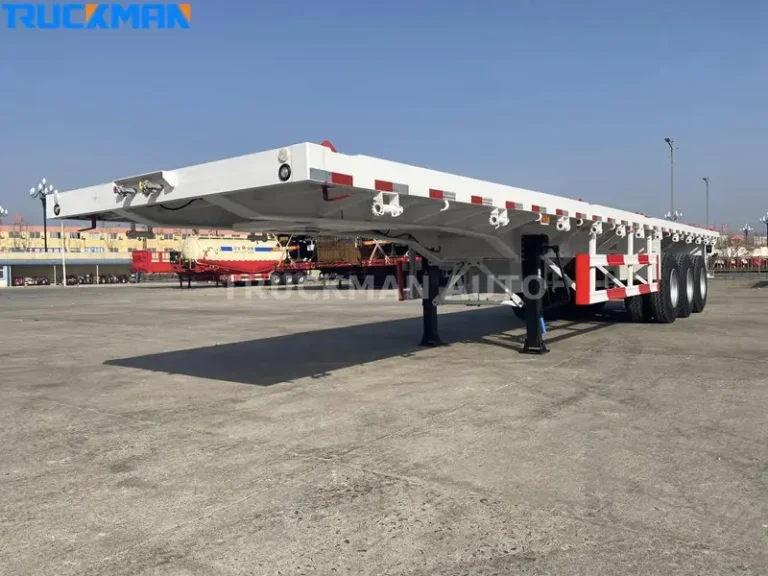 Semirremolque de plataforma de 3 ejes en venta-Remolques de plataforma plana