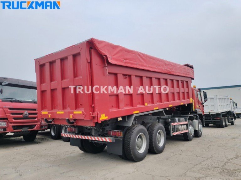 SINOTRUK HOWO NX 8x4 Camión volquete eléctrico Lona