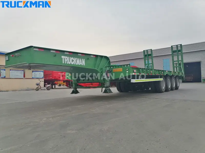 Remolques de plataforma baja de 4 ejes en venta - Remolques de plataforma baja