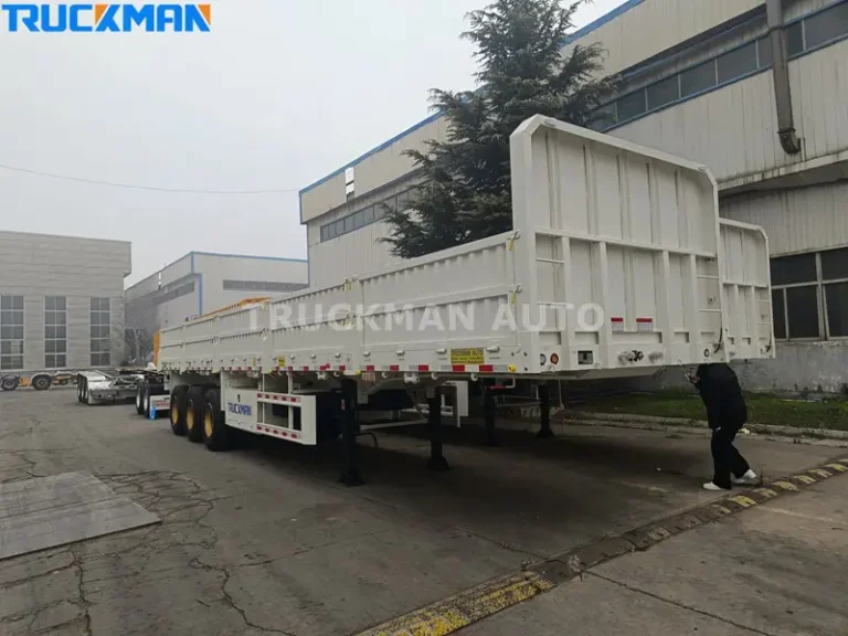 3 Axles 60 Ton Side Wall Trailer