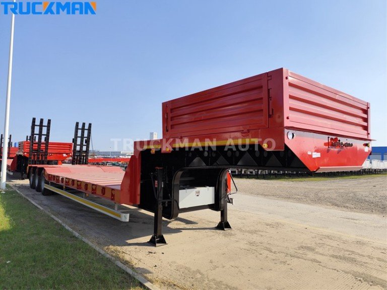 Remolque de cama baja de 3 ejes 60T