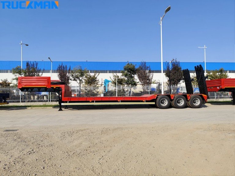 Remolque de cama baja de 3 ejes 60T