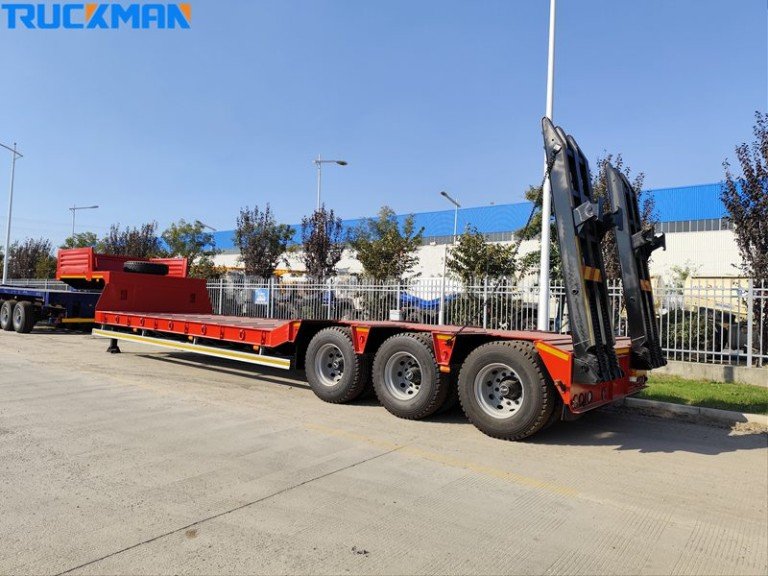 Remolque de plataforma baja 60T