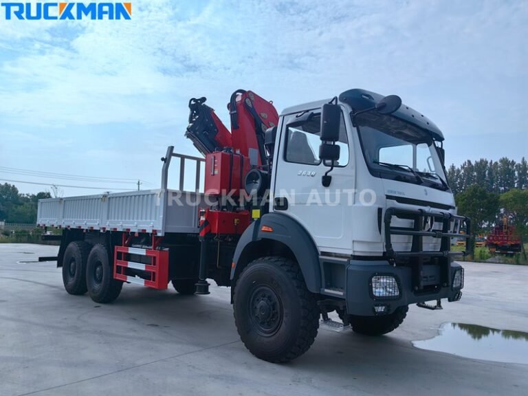 BEIBEN 6x4 Grúa montada en camión