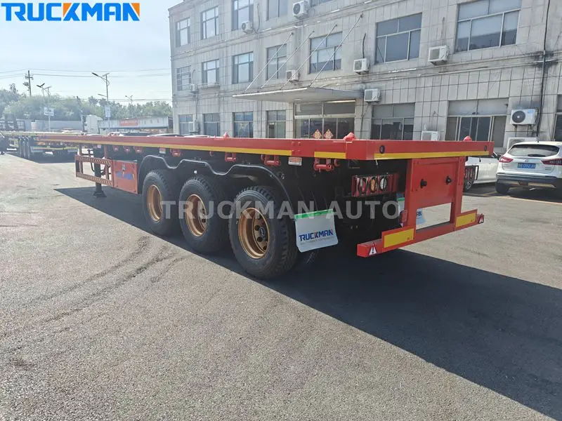 Remolque portacontenedores de 40 pies equipado con ejes FUWA